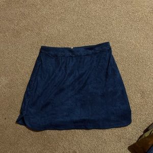Sugar lips mini skirt blue m
